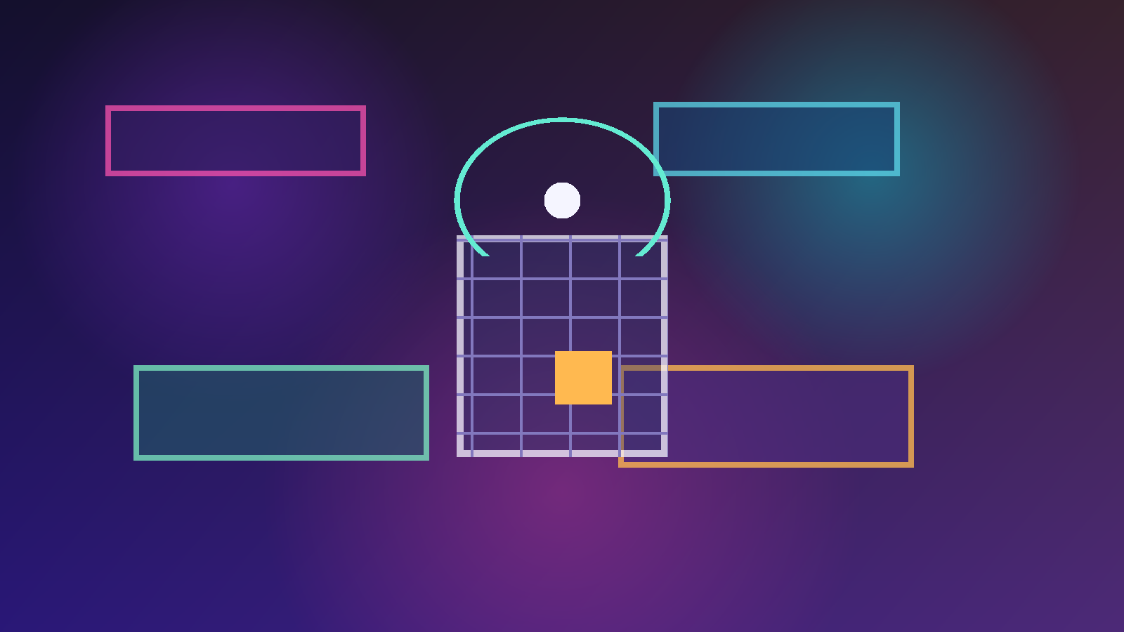 Abstract non-explicit subscription calendar, shield, and creator trial cards representing safer adult creator free trials.