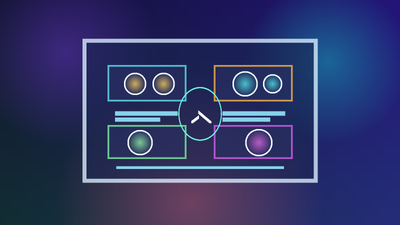 Abstract non-explicit budget dashboard with payment cards, tip coins, and a privacy shield for adult creator tipping decisions.
