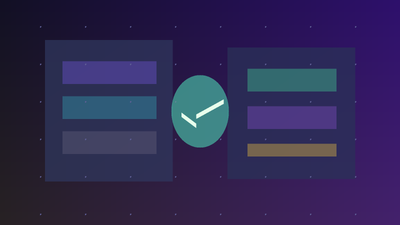 Abstract non-explicit editorial panels showing a custom request checklist, chat cards, and a verification shield