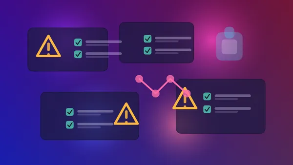 Abstract adult creator subscription safety checklist with warning cards, profile tiles, billing shield, and privacy lock.