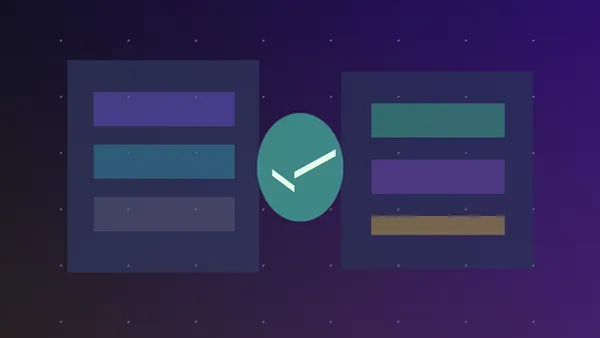 Abstract non-explicit editorial panels showing a custom request checklist, chat cards, and a verification shield